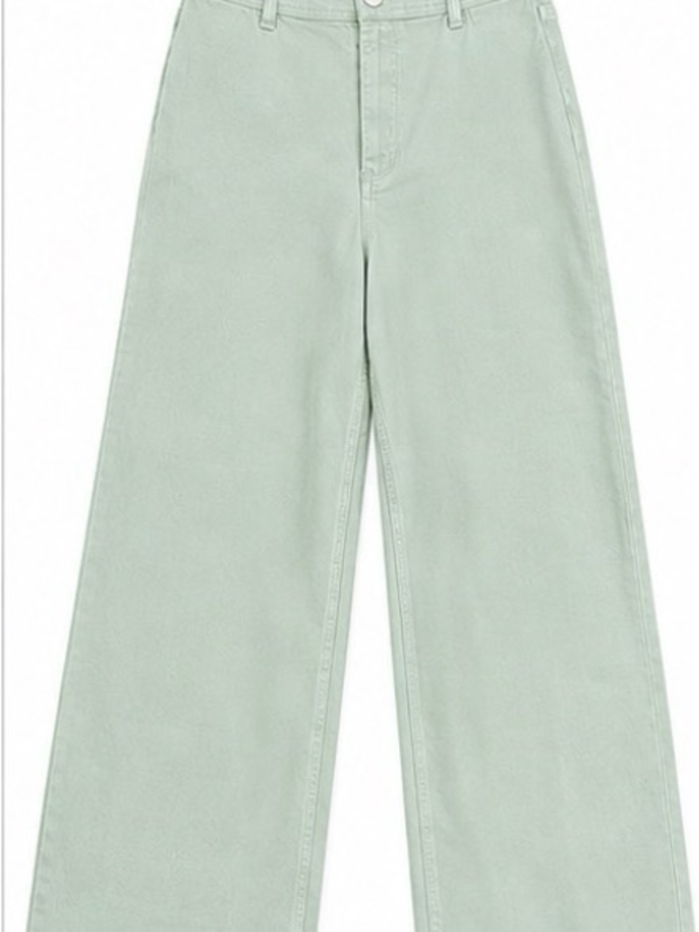 NWT Universal Thread High-Rise Sailor Wide Leg Jeans Mint Green Size 17